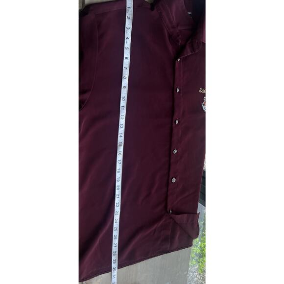 RARE Daniali USA Mens Medium Tiger Collared Short Sleeve Button Down Shirt - Picture 7 of 8